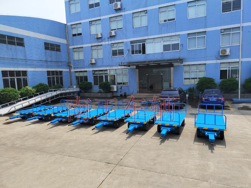 3吨无动力牵引拼搏在线(中国)唯一官方网站组前后可拆护栏