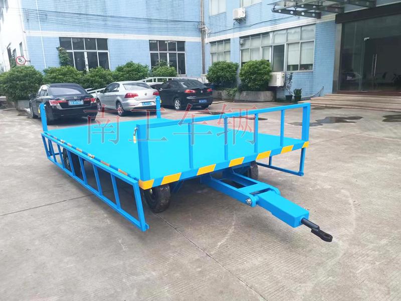 5吨下翻护栏型拼搏在线(中国)唯一官方网站 无动力牵引工具拖车