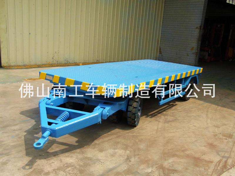 叉车牵引工业平板车 工厂车间周转用10吨拼搏在线(中国)唯一官方网站