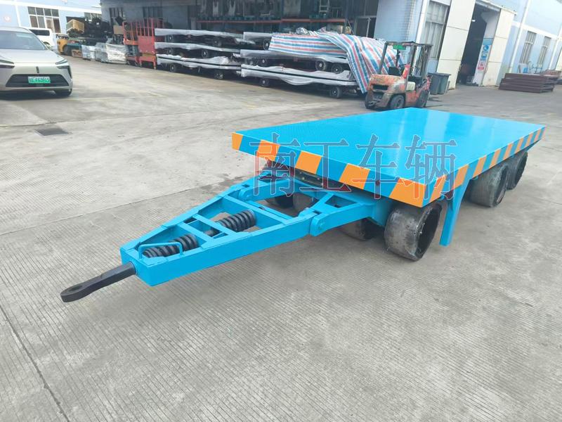 40吨重型拼搏在线(中国)唯一官方网站 无动力牵引全挂工具拖车
