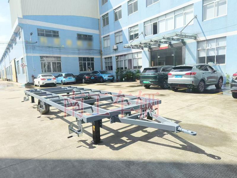7吨骨架式ATV拼搏在线(中国)唯一官方网站 2轮灰色工具拖车